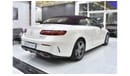 Mercedes-Benz E 400 EXCELLENT DEAL for our Mercedes Benz E400 4Matic CONVERTIBLE ( 2018 Model ) in White Color Japanese