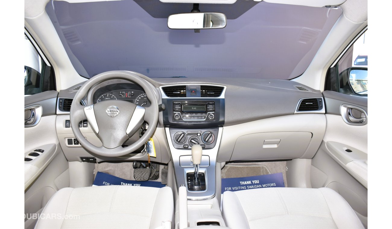 Nissan Sentra AED 639 PM | 1.6L S GCC DEALER WARRANTY