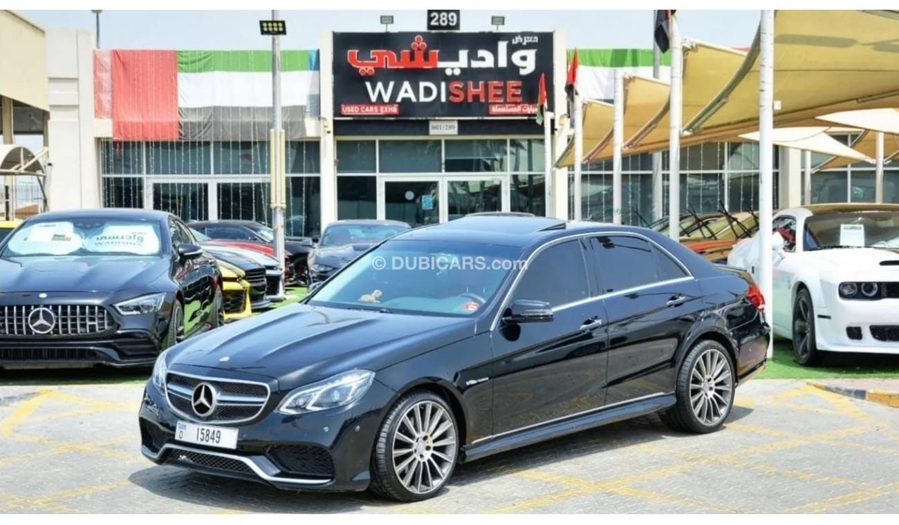 مرسيدس بنز E 350 MERCEDES E350 / Inside Red Full Option * Full Kit E63 AMG* Excellent Condition