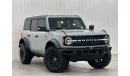 Ford Bronco 2022 Ford Bronco Wildtrak V6, April 2028 Ford Warranty + Service Pack, Full Options, GCC