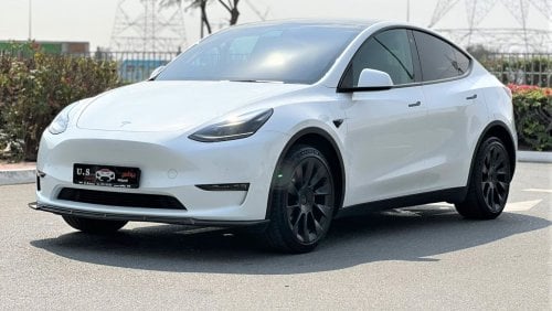 Tesla Model Y TESLA MODEL Y LONG RANGE DUAL MOTORS 4WD 2022 GCC WITH TESLA WARRANTY IN MINT CONDITION