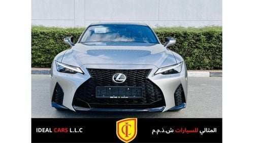 لكزس IS 350 LEXUS IS350 F-SPORT | GCC SPECS | UNDER WARRANTY | BRAND NEW | YEAR 2023  FLEXIBLE DOWN PAYMENT EMI