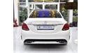 مرسيدس بنز C200 EXCELLENT DEAL for our Mercedes Benz C200 ( 2015 Model ) in White Color GCC Specs