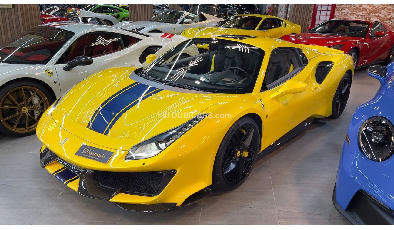 فيراري 488 Pista Spider | 2020 | Giallo Modena | Full Carbon Fiber | 720 HP