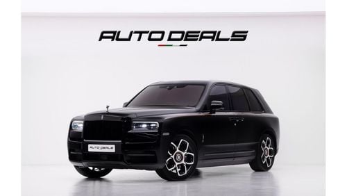 Rolls-Royce Cullinan Black Badge | GCC | Warranty | Service Contract | Picnic Seats | Starlight