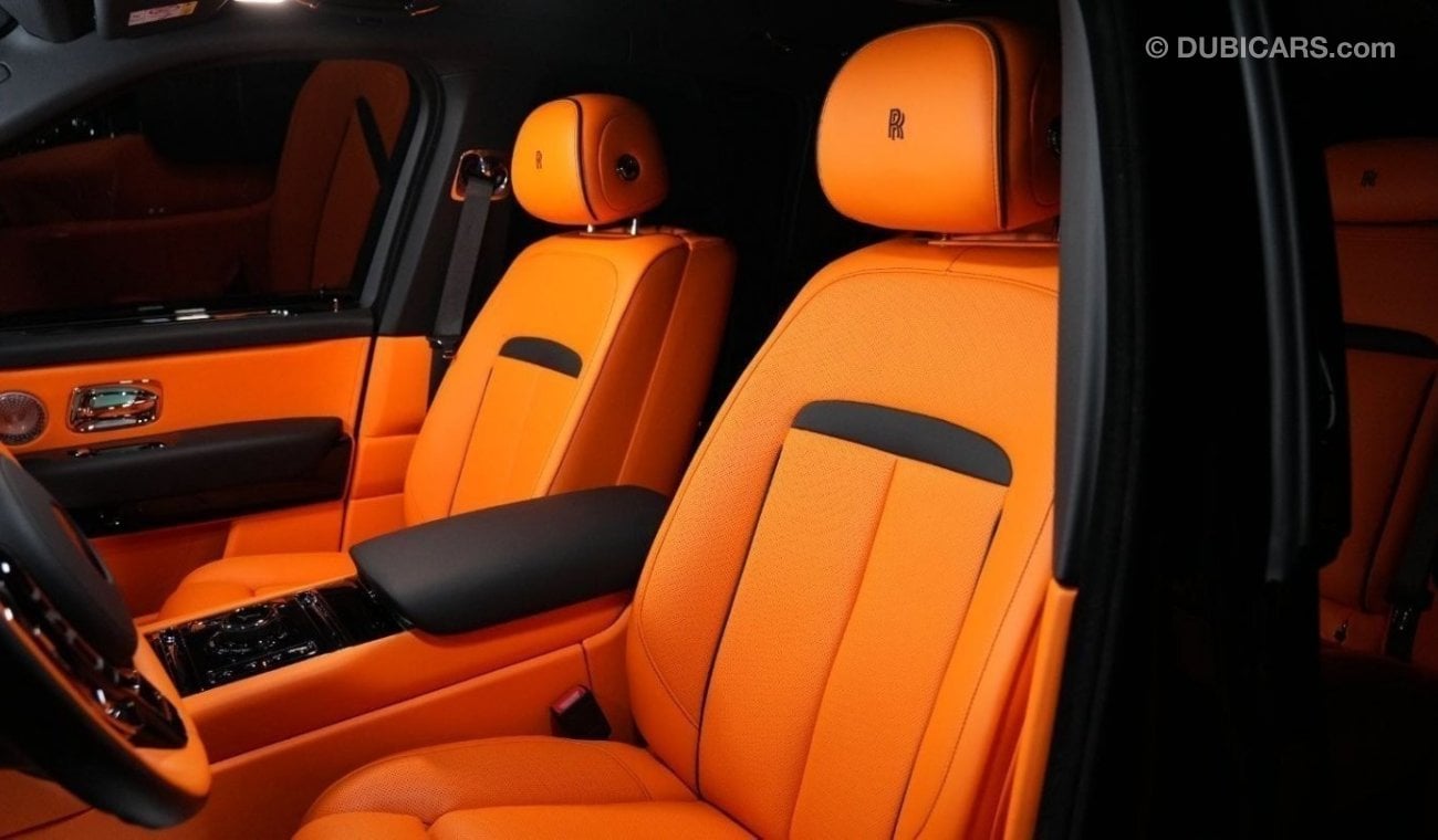 رولز رويس كولينان Onyx Concept | Onyx 24 Forged Rims | Diamond Black | Interior Orange