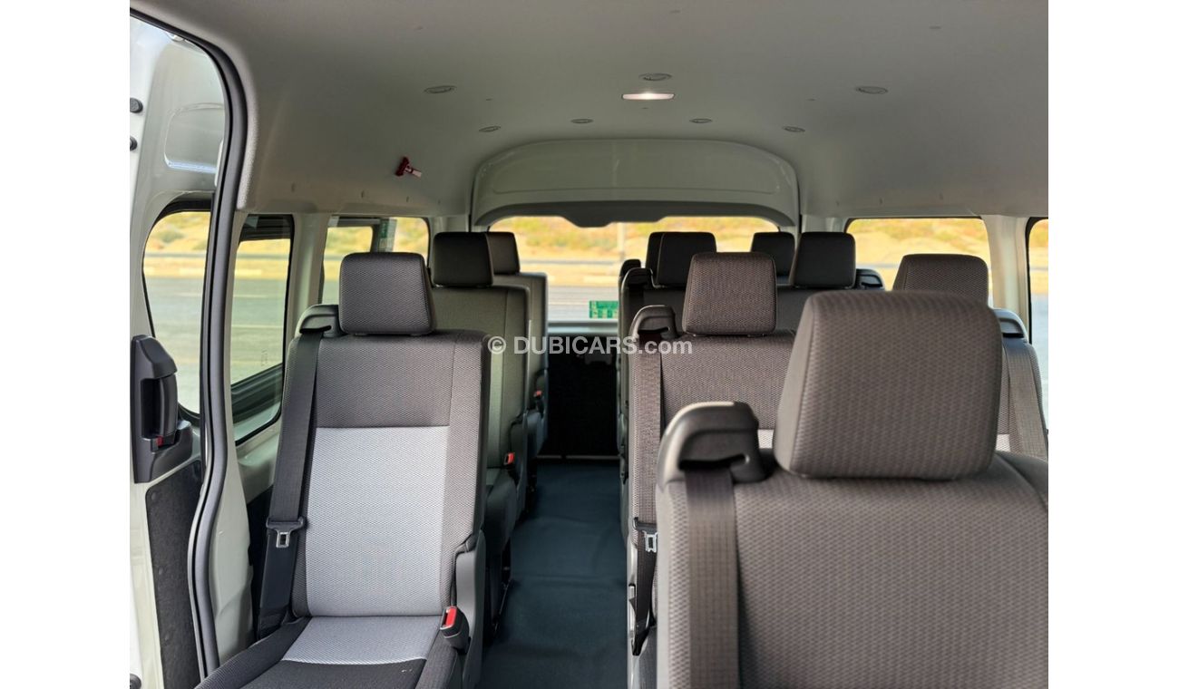 تويوتا هاياس 2025 Toyota Hiace DX 13-Seater 3.5L V6 Petrol A/T RWD (3-Point Seatbelts) Only For Export