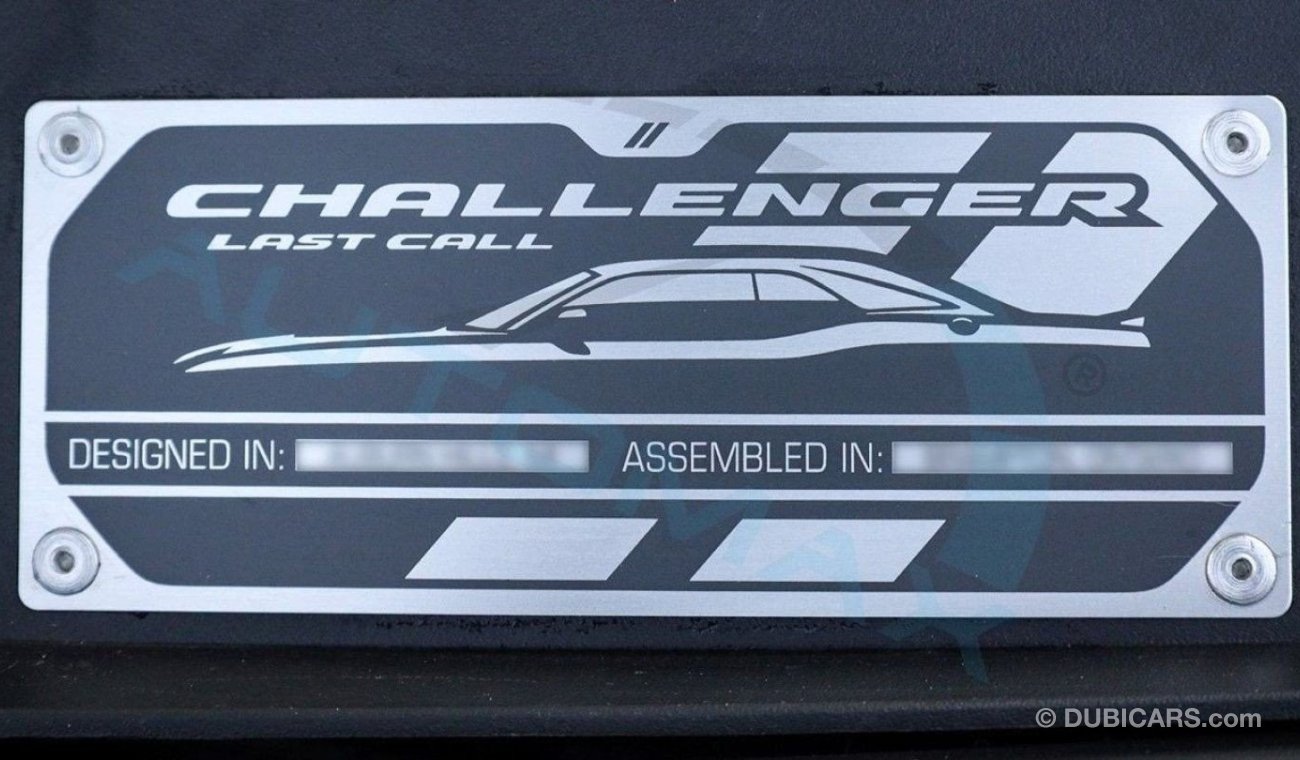 دودج تشالينجر R/T Scat Pack Widebody HEMI 6.4L V8 ''LAST CALL'' , 2023 Без пробега , (ТОЛЬКО НА ЭКСПОРТ)