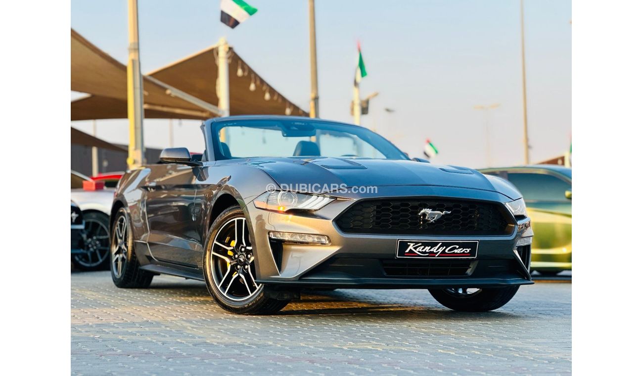 Ford Mustang EcoBoost Convertible | Monthly AED 1420/- | 0% DP | Blindspot | Touch Screen | Leather Seats | # 023