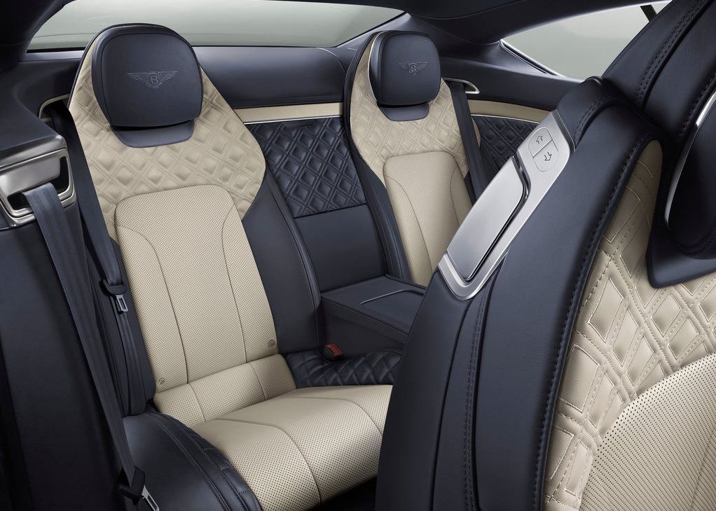 Bentley Continental GT interior - Rear Seats