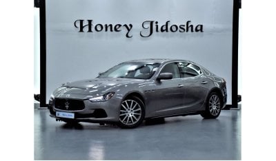 مازيراتي جيبلي EXCELLENT DEAL for our Maserati Ghibli ( 2014 Model ) in Grey Color GCC Specs