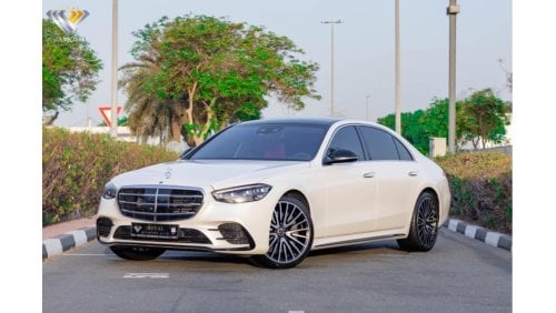 مرسيدس بنز S 500 4M Mercedes Benz S500 AMG kit GCC 2021 Under Warranty From Agency