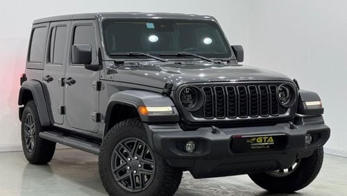 جيب رانجلر Unlimited Sport 3.6L A/T 2024 Jeep Wrangler Unlimited Sport, April 2027 Jeep Warranty + Service Pack