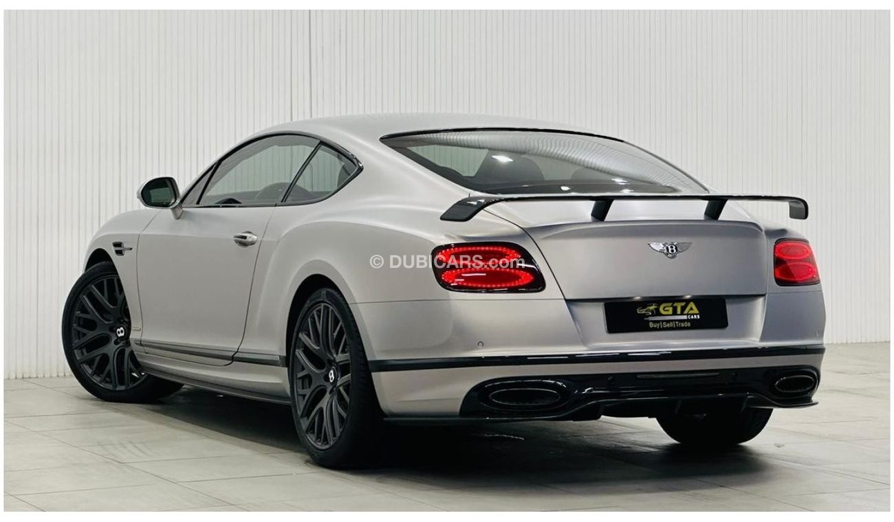 Bentley Continental Supersports 1/710 2017 Bentley Continental GT SuperSport, 2024 Agency Warranty + One Service Remaining, GCC