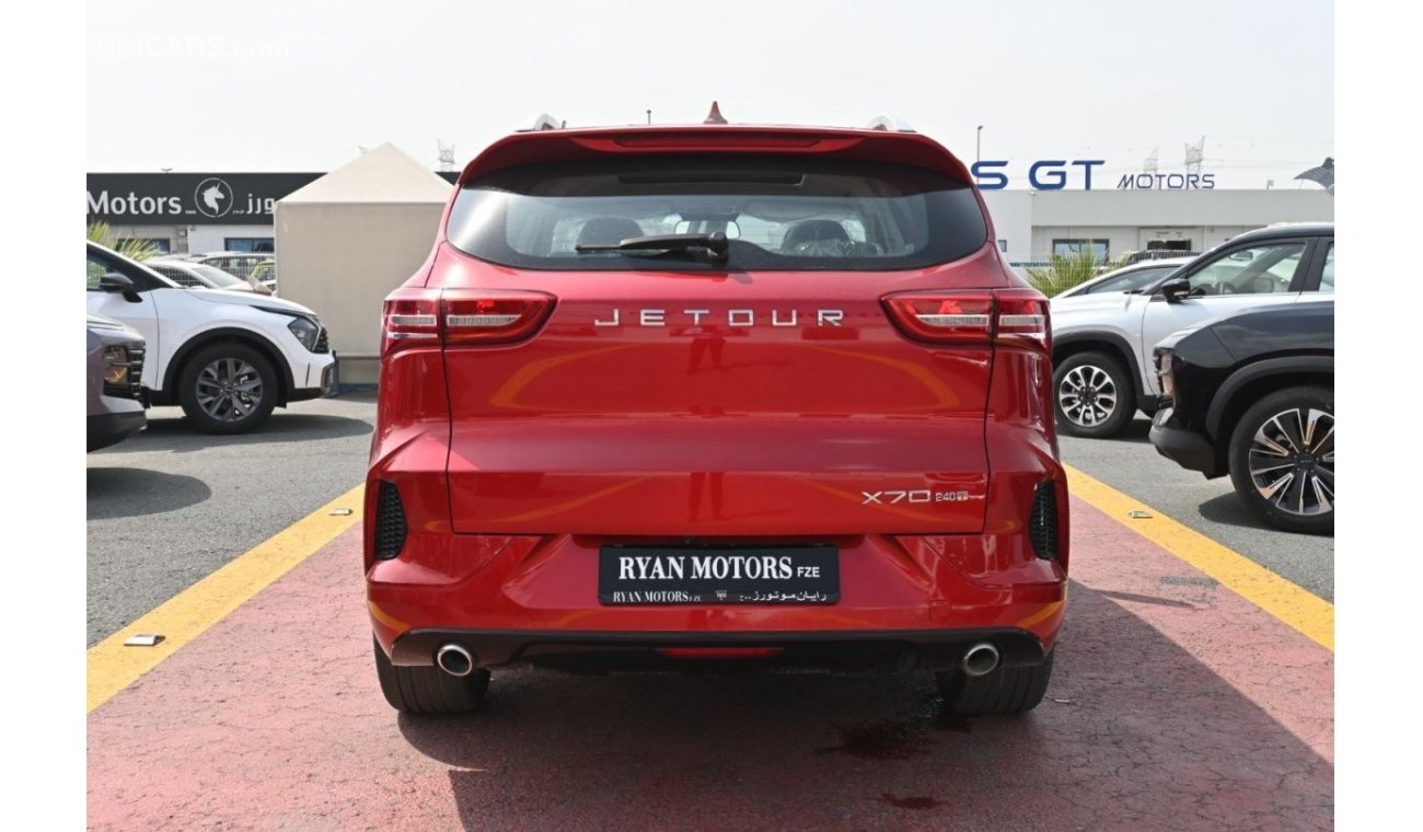 جيتور X70 FL JETOUR X70 240T V3 1.5L Turbo, AT, Petrol, FWD, 7 Seats, Color Red, Model 2023