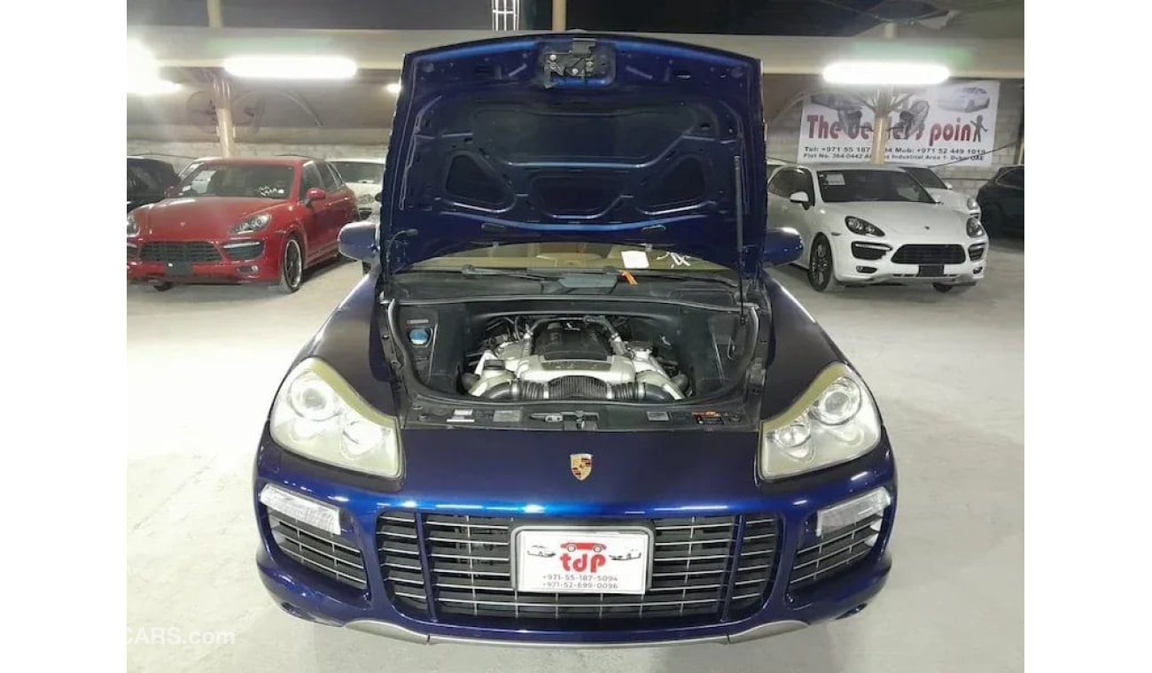 بورش كايان PORSCHE CAYENNE TURBO 4.8L 2008, WITH BEIGE LEATHER SEATS, SUNROOF AND MORE..