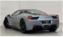 فيراري 458 2012 Ferrari 458, Full Al Tayer Service History