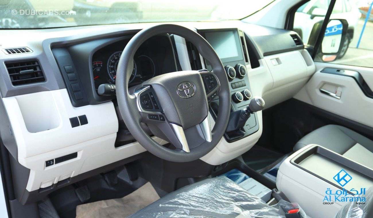 Toyota Hiace Brand New 2024 Toyota Hiace GL 2.8L  Engine: 2.8L Diesel Cylinder: 4 Transmission: 6-Speed Manual Dr