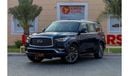 Infiniti QX80 Luxe 7st Infiniti QX80 2020 GCC under Warranty with Flexible Down-Payment/ Flood Free.