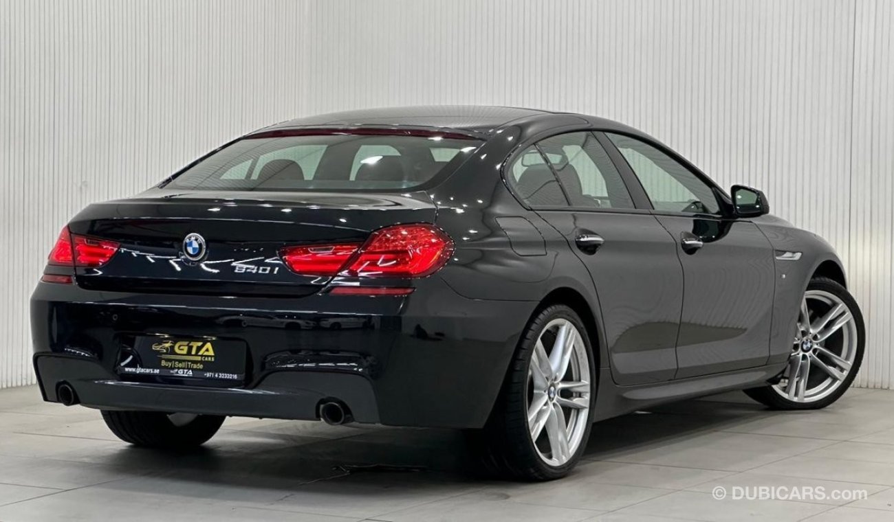 بي أم دبليو 640i M سبورت 2015 BMW 640i M-Sport, Full BMW Service History, Very Low Kms, GCC