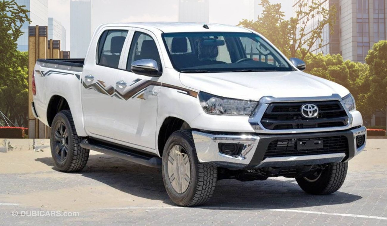 تويوتا هيلوكس 2.7 DC GLX 4X4 PETROL, MANUAL AC, KEY START, MODEL 2024