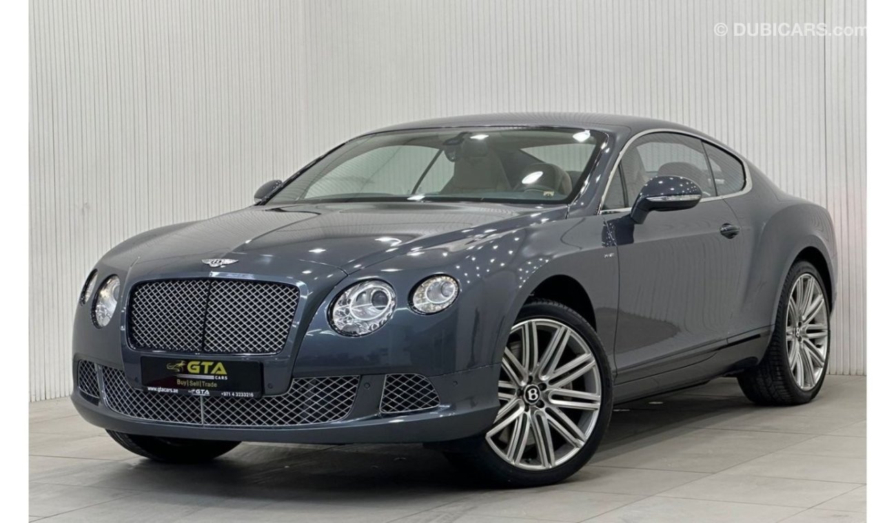 Bentley Continental GT 2014 Bentley Continental GT Speed W12, Full Service History, Very Low Kms, GCC