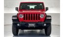 Jeep Wrangler Sport | 1 year free warranty | 0 Down Payment