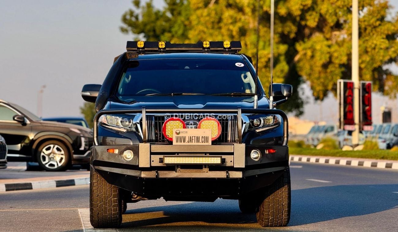 تويوتا برادو PREMIUM MODIFICATION | ROOF RACK WITH SIDE LADDERS | 2021 | RHD | 2.8L DIESEL ENGINE | (AT) | SUNROO