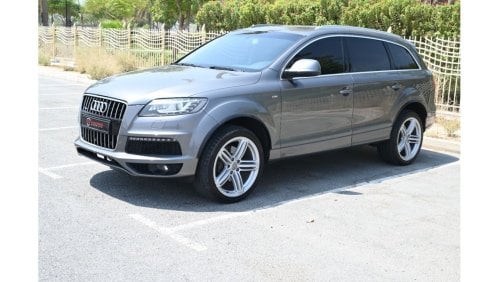 Audi Q7 TFSI quattro S-Line 0% DP - FSH - AUDI Q7 S-LINE 3.0SC 2015 - FIRST OWNER - WELL MAINTAINED - GCC