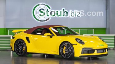 Porsche 911 Turbo S 992 Cabriolet 21 Model Ggc Spec With Warranty For Sale Aed 1 098 000 Yellow 21