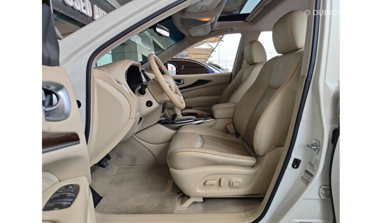 إنفينيتي QX60 2014 INFINITI QX60 COMFORT | 7 SEATS | GCC | 3.5L | WITH SUNROOF | 360* CAMERAS | LOW MILAGE