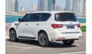 Infiniti QX80 Luxe 7st Infinite QX80  Full Option 2020 GCC Under Warranty