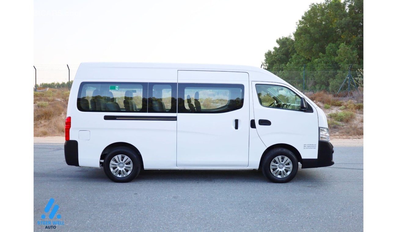 Nissan Urvan Std / 13 High Back Seats / Passenger Van 2020 / MT Petrol / GCC / Ready to Drive