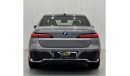 BMW 740Li 2023 BMW 740li M-Sport, Feb 2028 BMW Warranty + Service Pack, Full Options, Low Kms, GCC