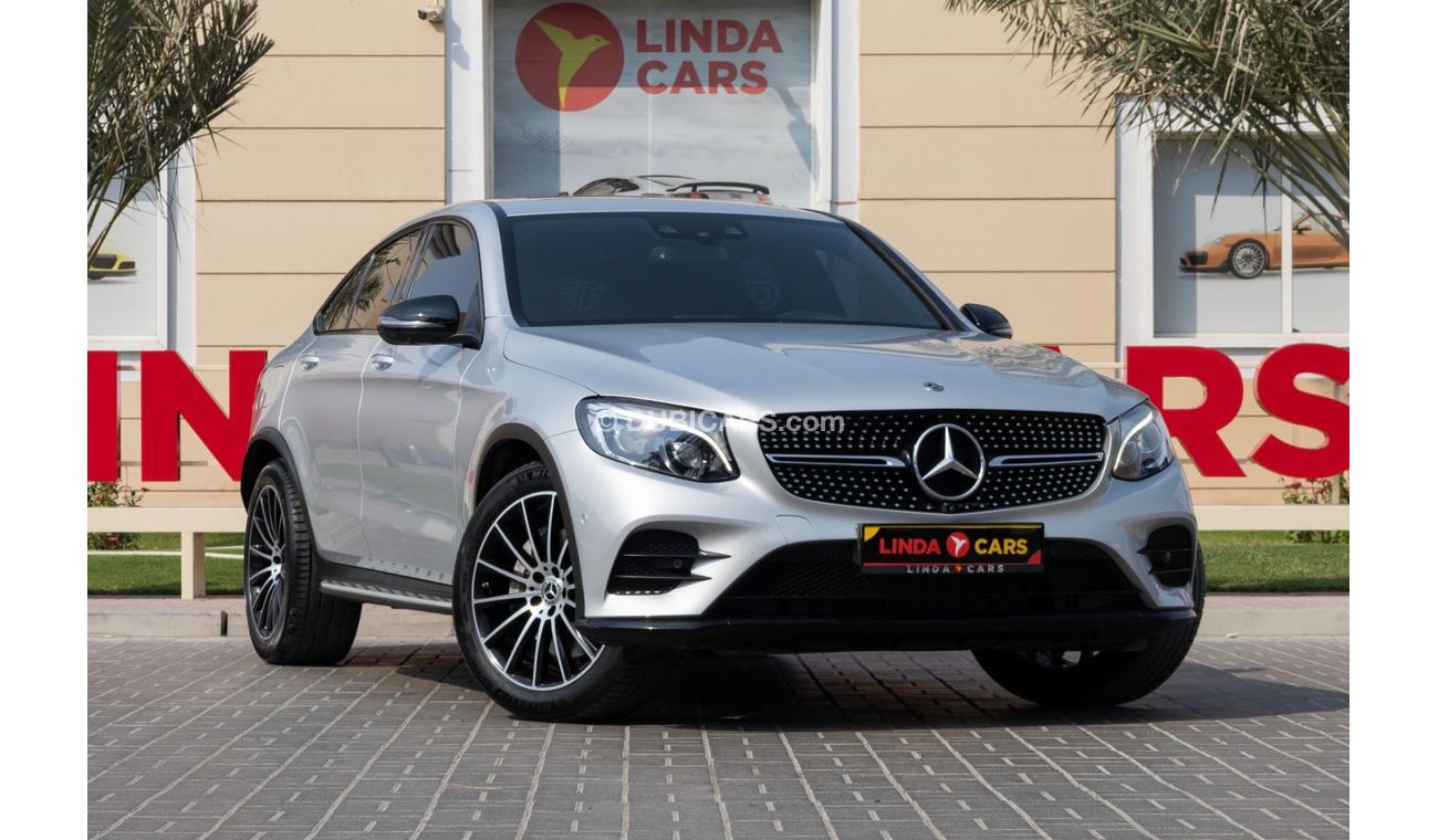 مرسيدس بنز GLC 250 AMG 2.0L Mercedes-Benz GLC250 Coupe AMG Night Package 2019 GCC under Warranty with Flexible Down-Pay