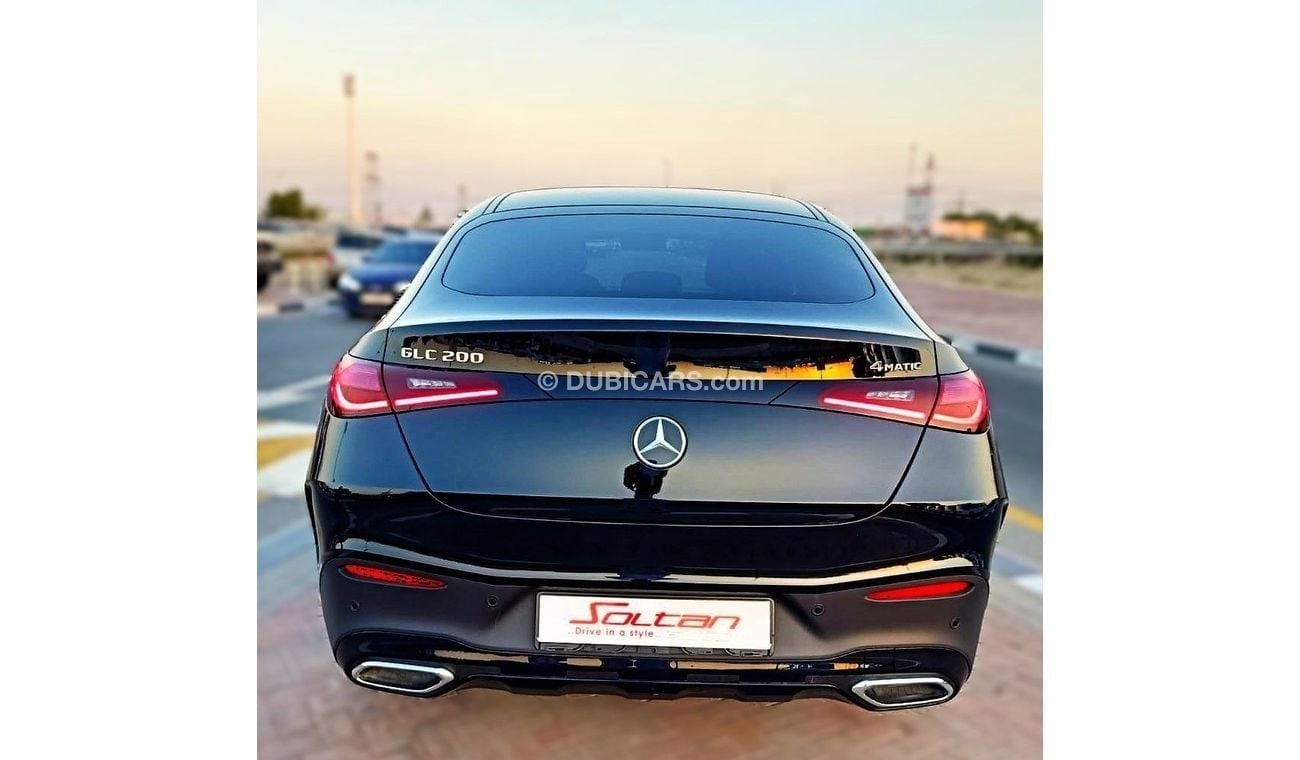 مرسيدس بنز GLC 200 AMG PACKAGE COUPE 2.0 TURBO 2024 MODEL BLACK COLOR