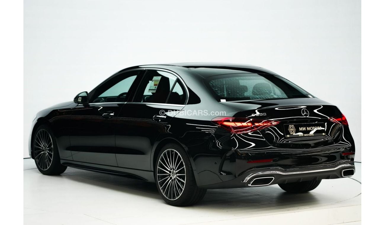 مرسيدس بنز C200 Mercedes-Benz C 200 Premium Plus | 2025 GCC 0km | Agency Warranty | AMG Package | 360 View