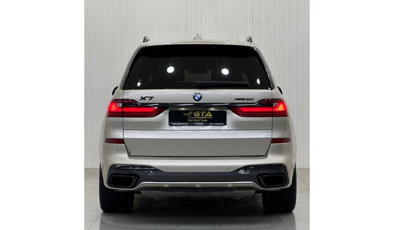 بي أم دبليو X7 2019 BMW X7 xDrive50i M-Sport 6 Seater, Oct 2024 BMW Warranty + Service Pack, Full Options, GCC