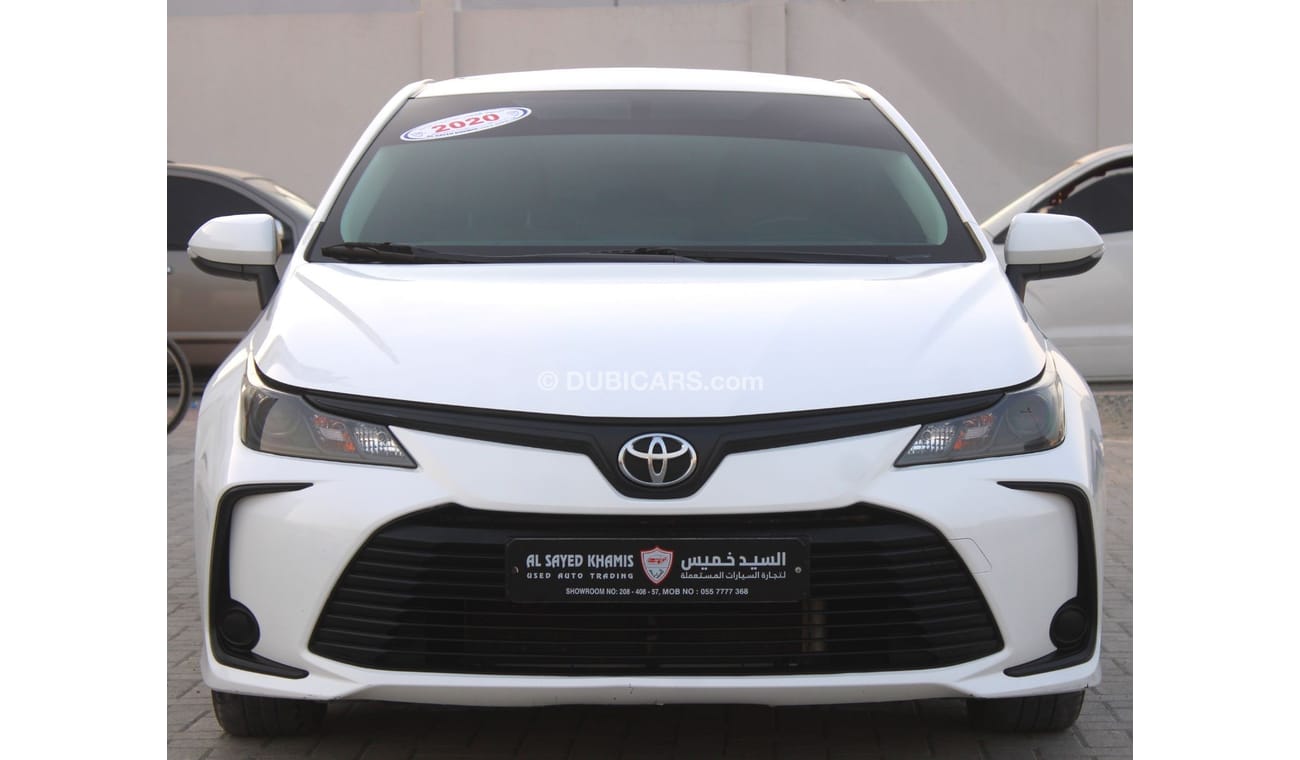 Toyota Corolla XLI Toyota Corolla 2020 GCC, in agency condition, without paint, without accidents