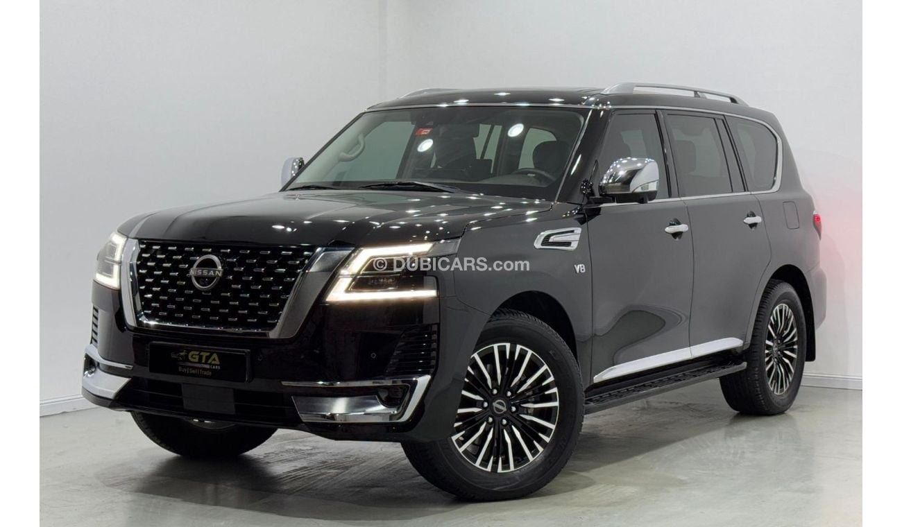 نيسان باترول LE Platinum 5.6L 2022 Nissan Patrol Platinum 70th Anniversary, Nissan Warranty + Service Pack, Full