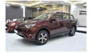 Toyota RAV4 EXCELLENT DEAL for our Toyota Rav4 GXR 4WD ( 2017 Model ) in Burgundy Color GCC Specs