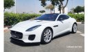 جاكوار F-Type 2019 JAGUAR F-TYPE R-DYNAMIC 300 GCC SPEC 2DR COUPE, 2L 4CYL PETROL, AUTOMATIC, REAR WHEEL DRIVE