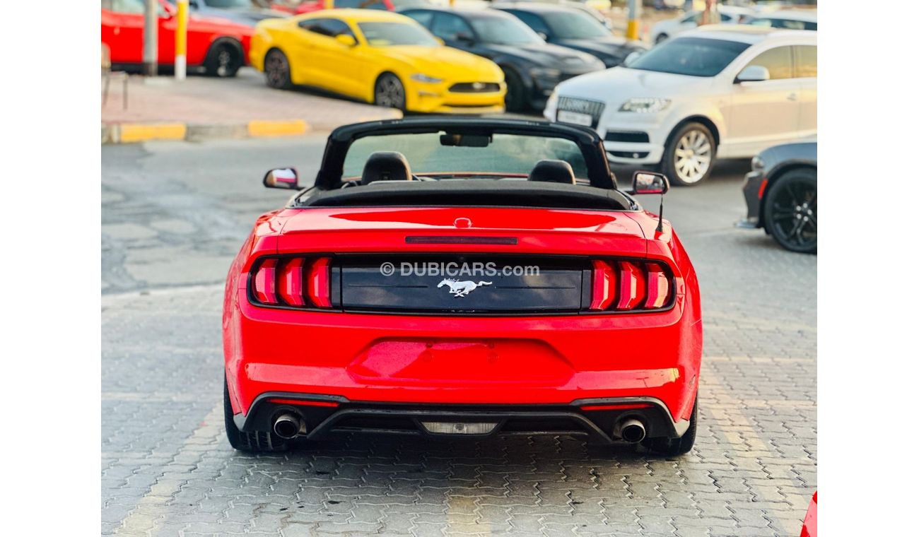 فورد موستانج EcoBoost 2.3L Convertible A/T | Monthly AED 1680/- | 0% DP | Blindspot | Rear View Camera | # 07181