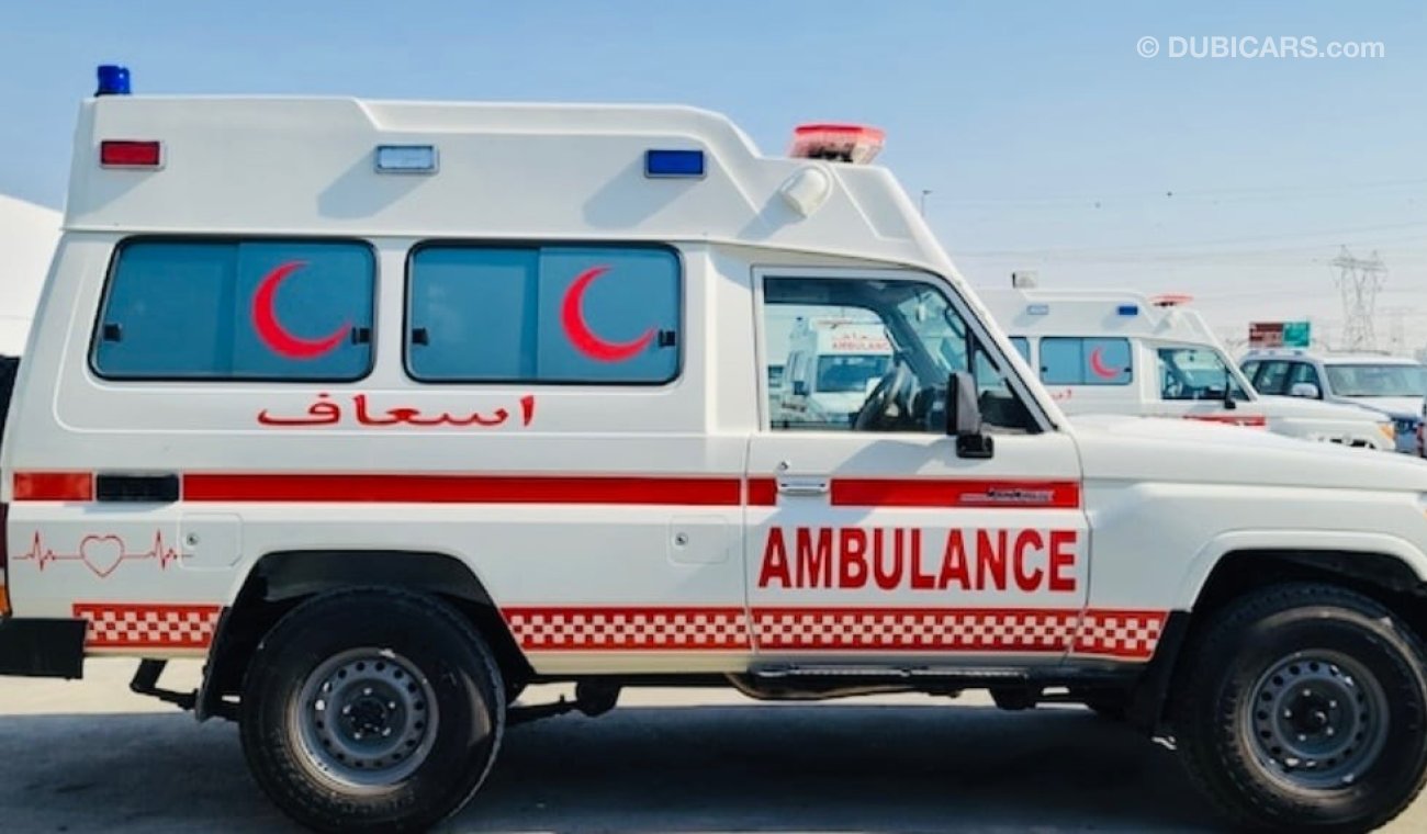 تويوتا لاند كروزر هارد توب 2023 4.2L Diesel High roof Ambulance Available For Export