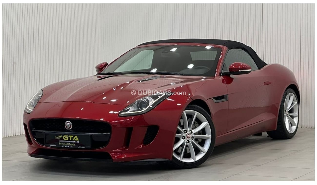 Jaguar F Type Std 2017 Jaguar F-Type Convertible, Warranty Full Jaguar Service History, Low Kms, GCC