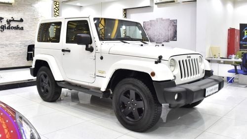 Jeep Wrangler EXCELLENT DEAL for our Jeep Wrangler Sahara ( 2014 Model ) in White Color GCC Specs