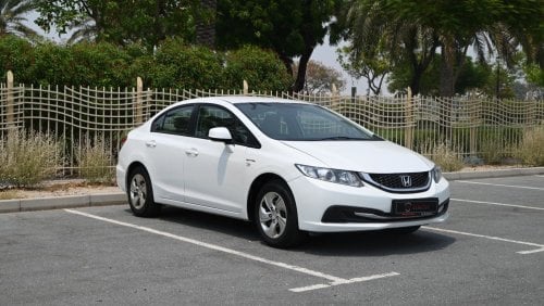 Honda Civic EXi 0 % DP - AGENCY MAINTAINED - HONDA CIVIC 2015 - GCC SPECS - FIRST OWNER - WELL MAINTAINED