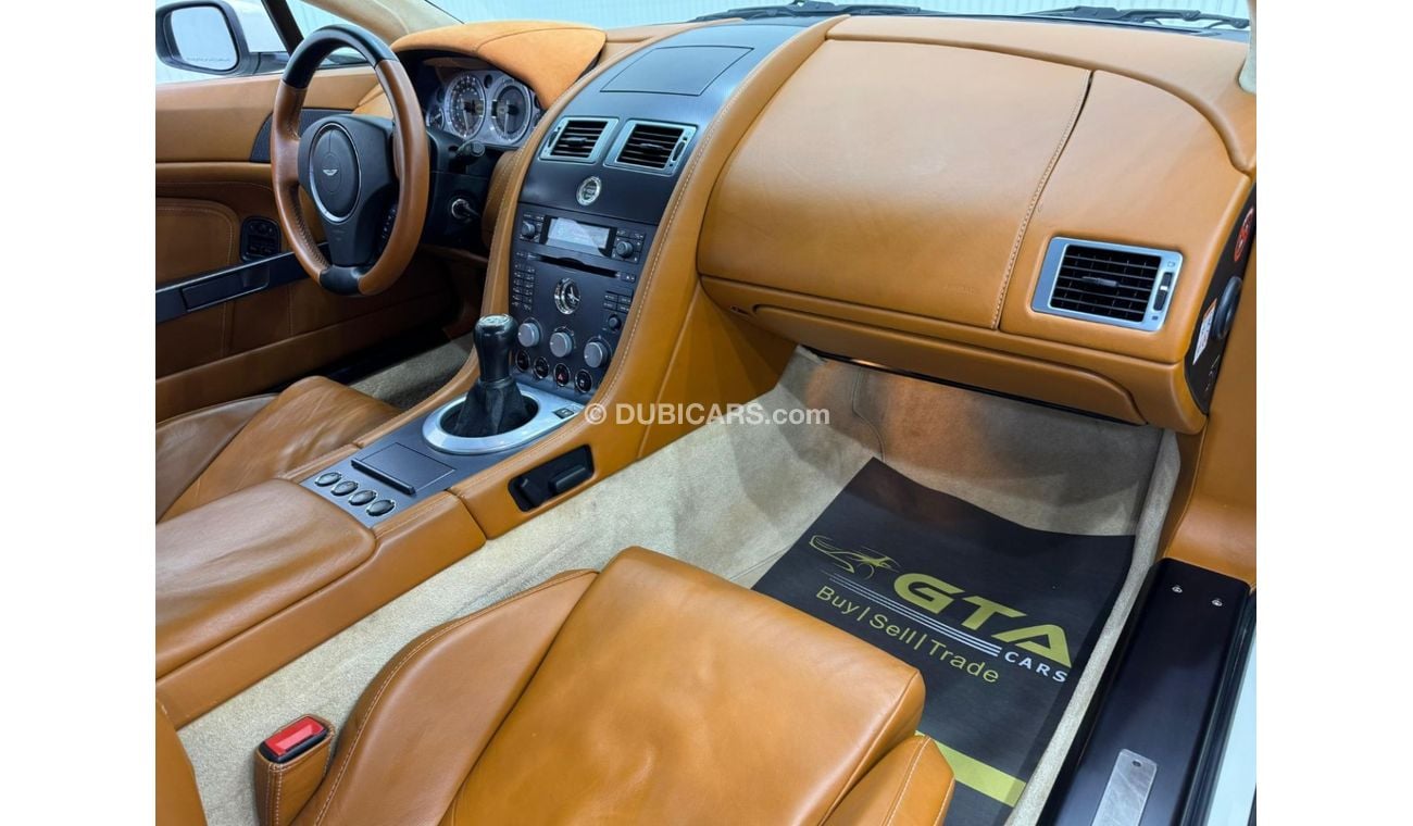 Aston Martin Vantage 2006 Aston Martin V8 Vantage, Full Service History, GCC