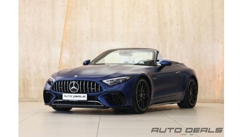 مرسيدس بنز SL 63 AMG 4Matic Roadster | 2023 - Brand New - Best in Class | 4.0L V8