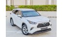 Toyota Highlander 2020 Hybrid GCC In Excellent Conditions Top Of The Range